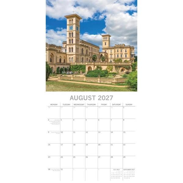 Isle Of Wight Calendar 2027, Wall Calendars, Month To View, Travel, Gift