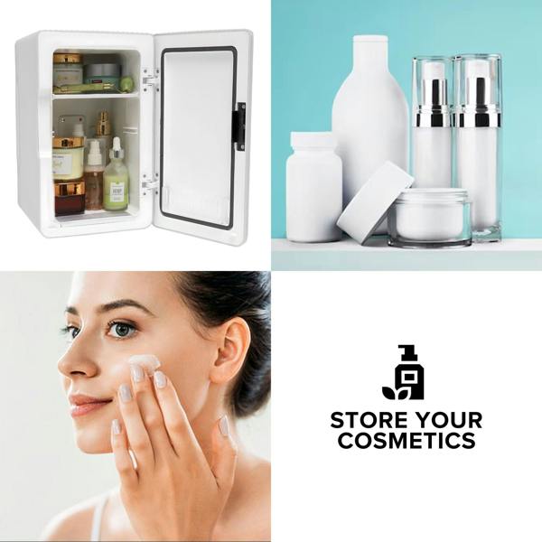 Koolatron 6L Mini Fridge 8 Can White Skincare Fridge | Quiet, Portable 12V Cooler & Warmer for Home & Car