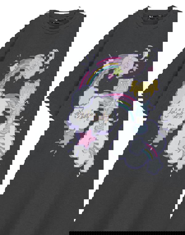 Polly Pocket Womens Grey 90's Baby Short Sleeved T-Shirt