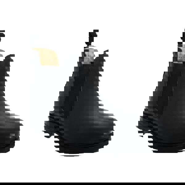 Roamers Mens Leather Gusset Boots - Black