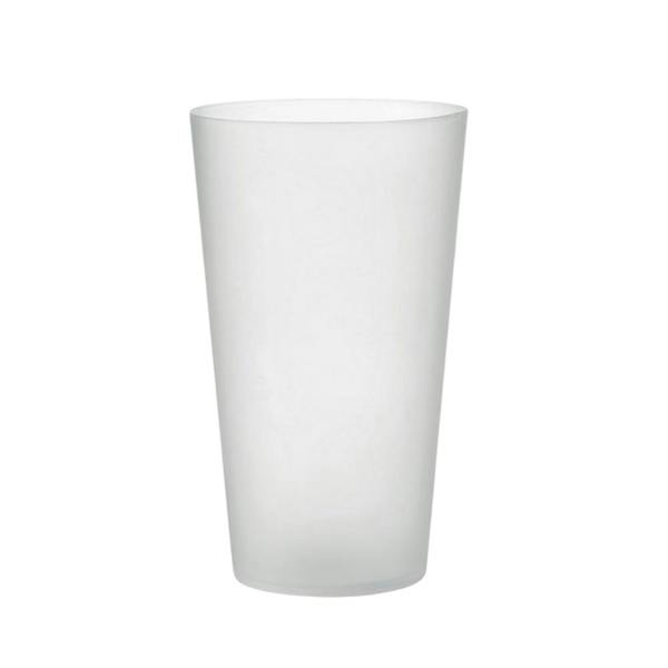 MidOcean Festa Large Reusable 500ml Party Cup - Transparent White - 