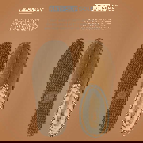 VIVA Kids Faux Fur-Lined Suede Slippers - Flexible Waterproof Rubber Soles