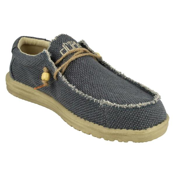 HEYDUDE Mens Hey Dude Lace Up Casual Shoes Wally Braided
