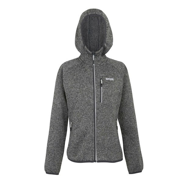 Regatta Womens Newhill Hooded Fleece Jacket - Cyberspace