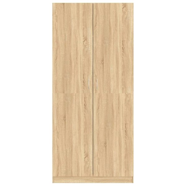Berkfield Wardrobe Sonoma Oak 90x52x200 cm Engineered Wood