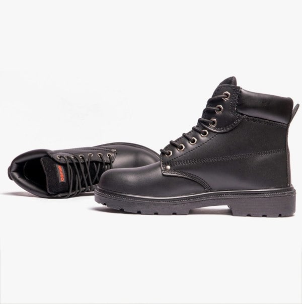 Centek FS331 Unisex Leather Safety Boots Black