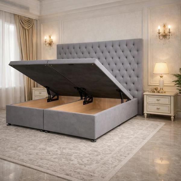 Great British Beds Topaz Winged Divan Ottoman Bed