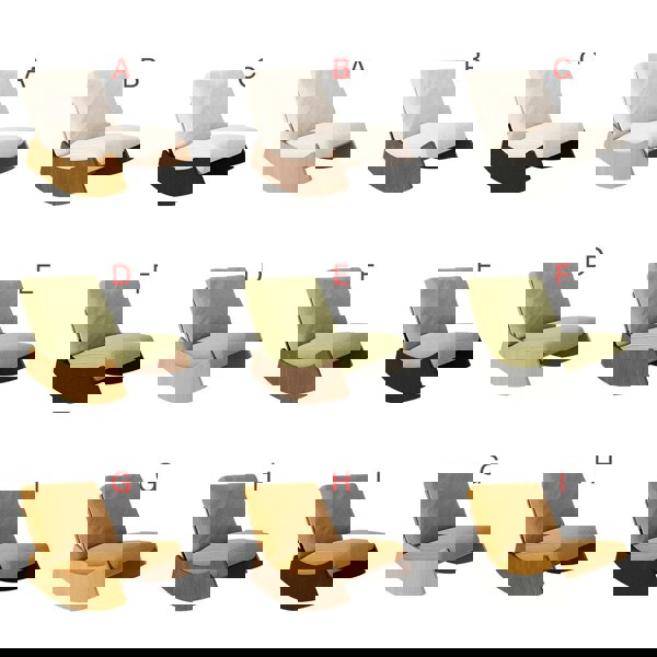 Rit Concept Anaya Rocking Chair, Corduroy & Wood