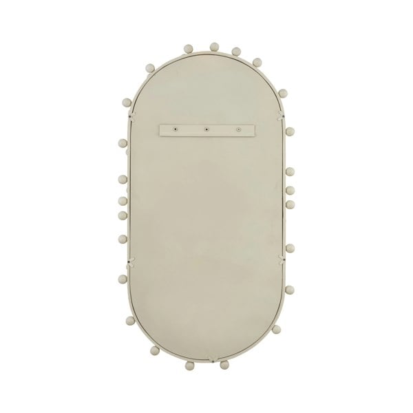 Furniture Edit Bubbles Ivory Large Oval Wall Mirror