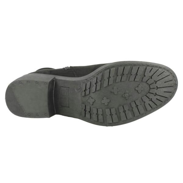 Spot On Ladies Spot On Rouched Ankle Boots