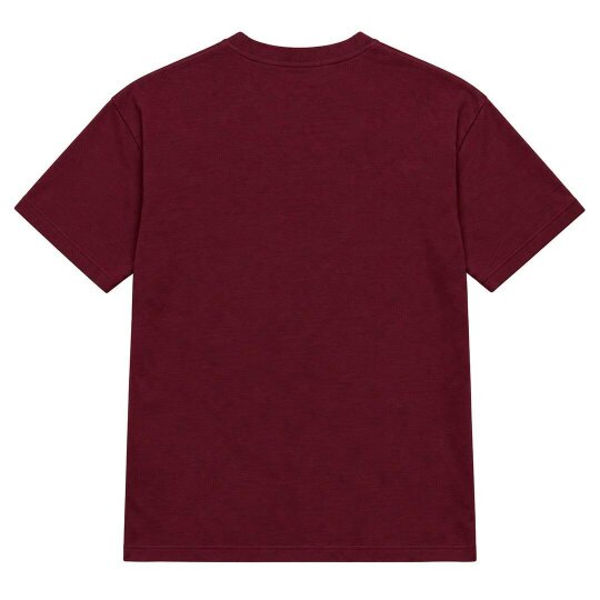 By Lanvin Paris Chest Logo Burgundy T-Shirt