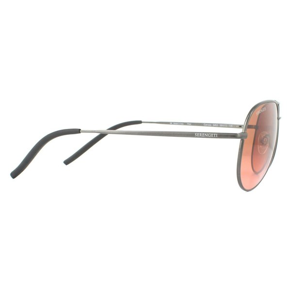 Serengeti Sunglasses Carrara 8453 Matte Dark Gunmetal Mineral Drivers Brown Gradient
