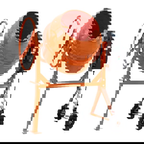 Electric Portable Cement Concrete Mixer with Wheels Living and Home