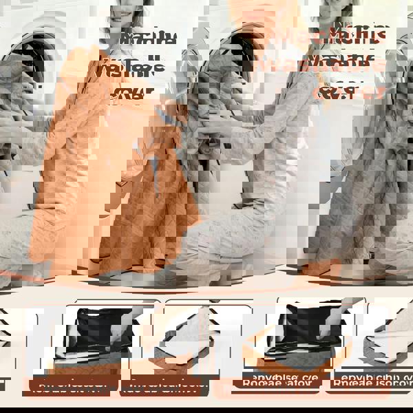 Skylos Dog Booster Car Seat Cosy Cats Pet Travel Bed with Safety Leash Brown