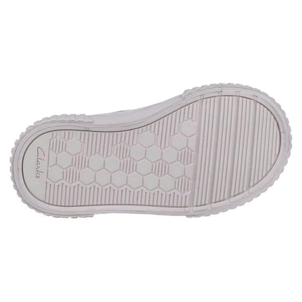Clarks Girls Clarks Canvas Strawberry Design T-Bar Shoes Foxing Berry