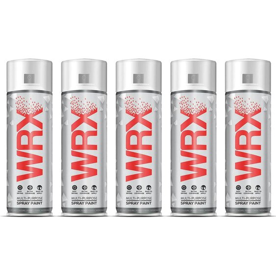 WRX 5X WRX Gun Metal Grey Spray Paints 400ml