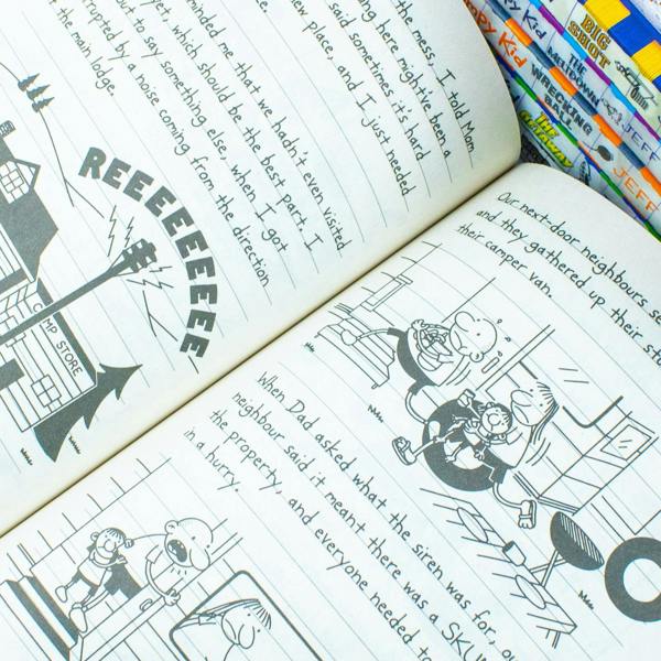 Diary of a Wimpy Kid Books 12–17 Collection 6 Books Set by Jeff Kinney – Funny Diary Collection for Kids