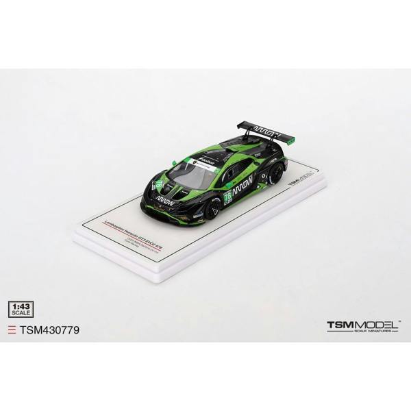 MCSlots Lamborghini Huracan GT3 EVO2 #78 Forte Racing 2023 IMSA Daytona 24Hrs 1:43 Scale TSM430779