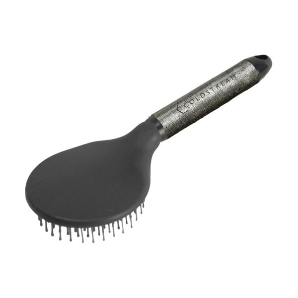 Coldstream Shine Horse Mane and Tail Brush - Black/Silver