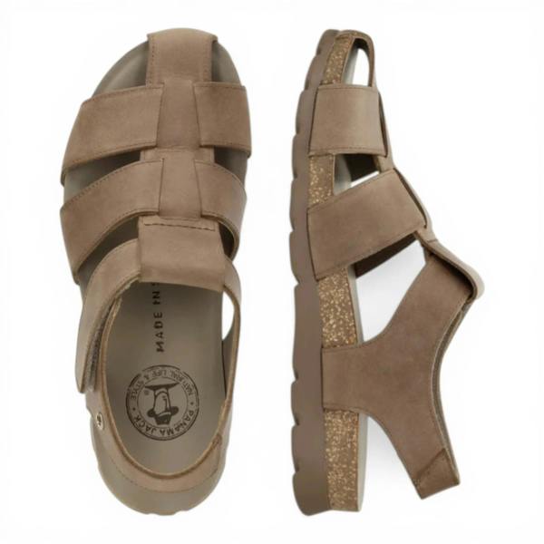 Panama Jack Stanley C8 - Men’s Waterproof Taupe Leather Sandals