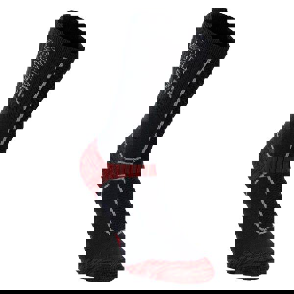 Regatta Mens Merino Wool Hiking Socks - Dark Grey/Rio Red - 