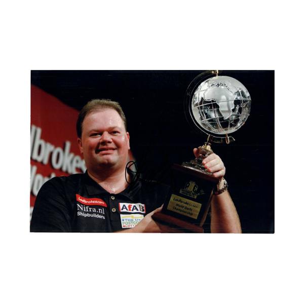 Raymond van Barneveld Signed 12x8 Image