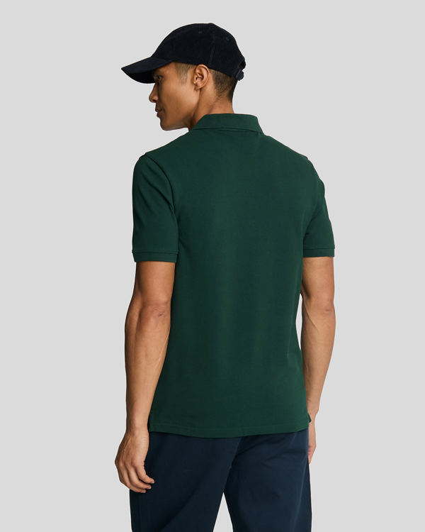 Lyle & Scott Plain Polo Shirt - Dark Green