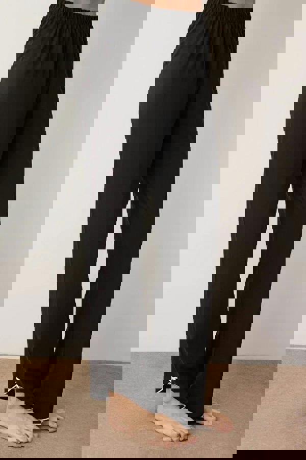 WOVCOR 2-Piece 100% Cotton Baby Knitted Pajama Set with Overlock and Ribbon Details