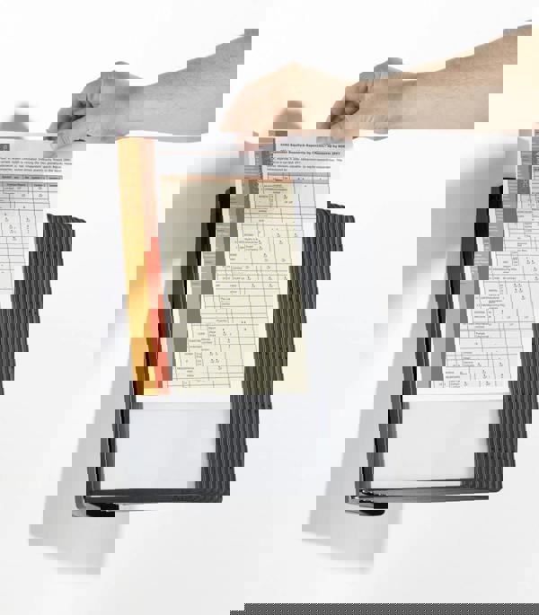 Durable SHERPA WALL 10 Display Panel Document Holder | 10 Panels | A4 Black