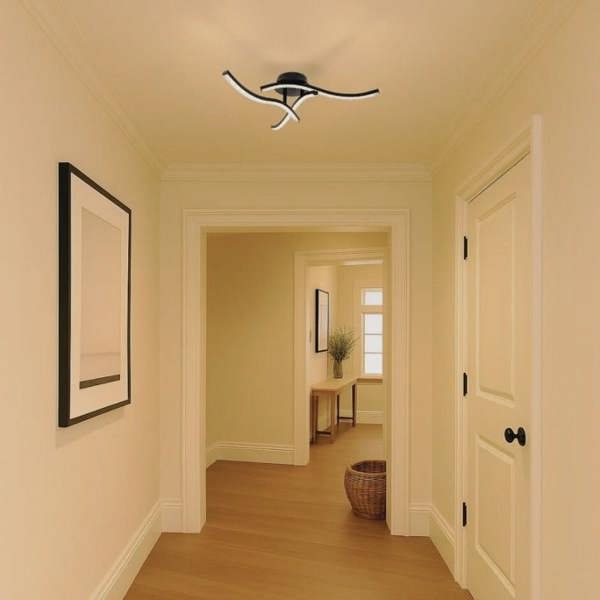 COSYLYTE Kenworth 3 Light Integrated LED Wavy Ceiling Light
