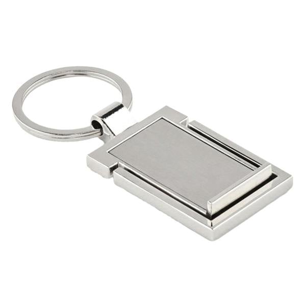 MidOcean Stanrin Metal Keyring - Silver - 