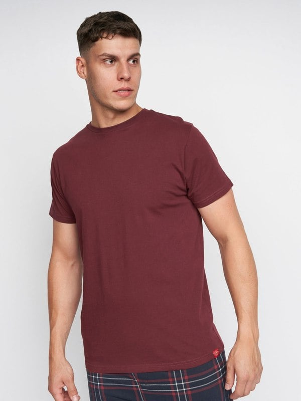 Duck and Cover Callister Loungewear Set Burgundy