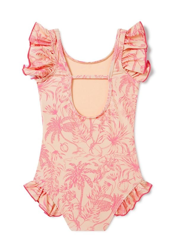 BOARDIES Peach Please Little Girls Swimsuit