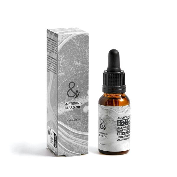 Anchor & Crew Non-Grease Mens Organic & Natural Softening Beard Oil (20ml)