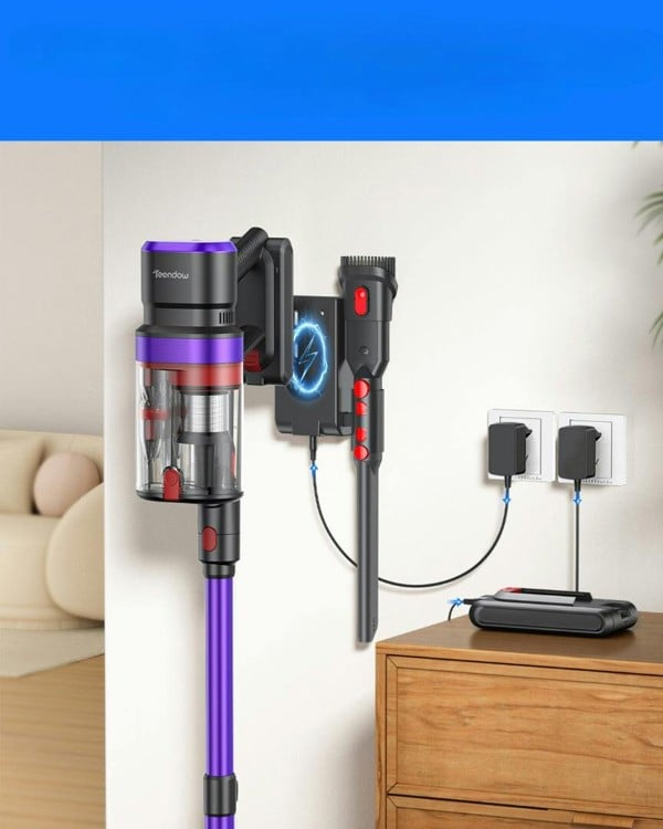 Teendow Cordless Handheld Vacuum Cleaner with 500W, 40KPa Brushless Motor and 60min Runtime