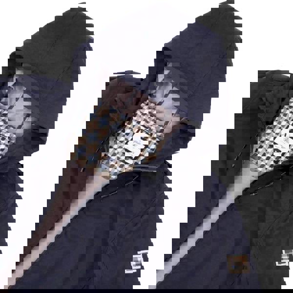 Aquascutum Active Shell Hybrid Hooded Jacket Navy S