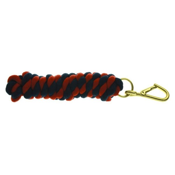 Hy Two Tone Twisted Lead Rope - Navy/Red