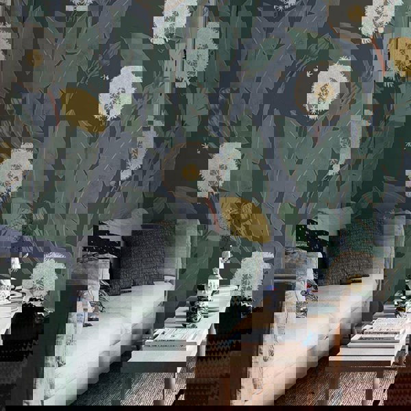 Art Nauveau Wallpaper, Dandelion-Weilai Concept-Weilai Concept