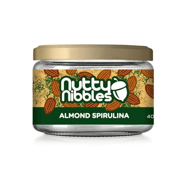 Nutty Nibbles Almond Spirulina Nutty Nibbles 40g x3