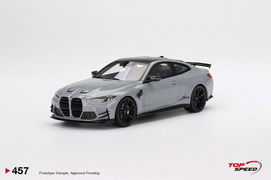 TSM BMW AC Schnitzer M4 Competition G82 Brooklyn Grey Metallic 1:18 Scale TSM TS0457