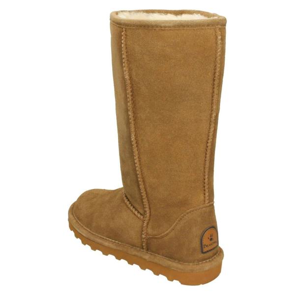 Bear Paw Ladies Bearpaw Real Sheepskin Lined Casual Boots Elle Tall