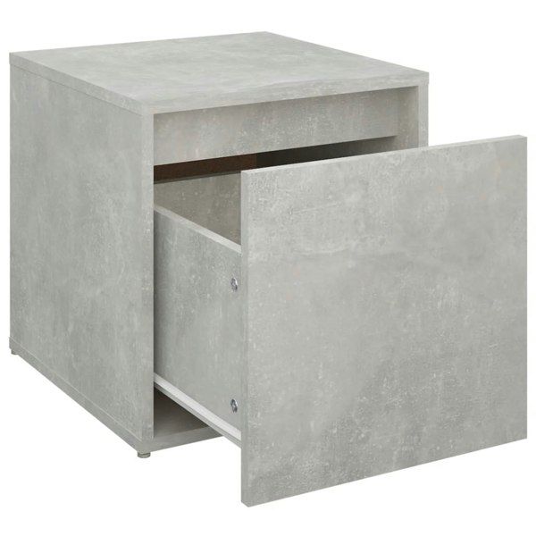 Berkfield Box Drawer Concrete Grey 40.5x40x40 cm Engineered Wood