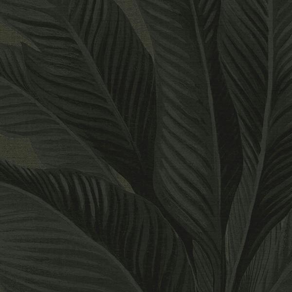Next Palm Print Deep Green Wallpaper