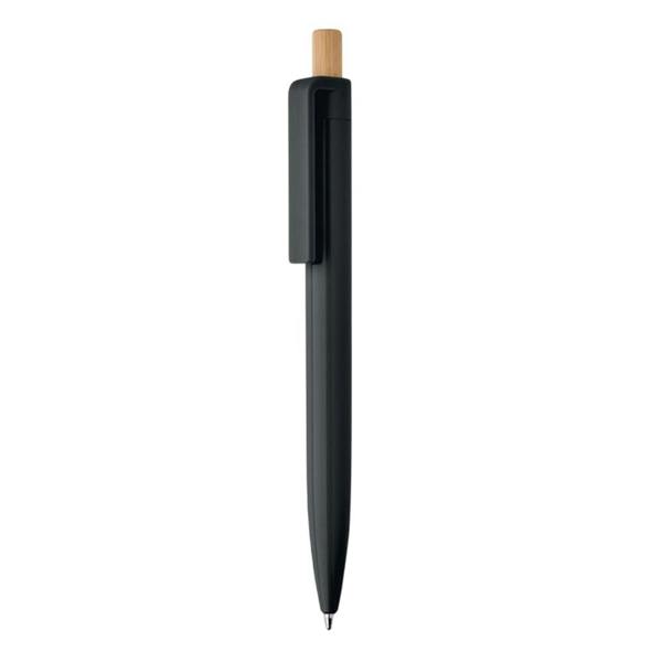 MidOcean Penu Bamboo Details Ballpoint Pen - Black - 