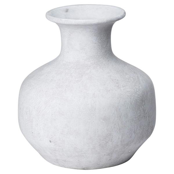 Hill Interiors Darcy Squat Vase - Stone - 
