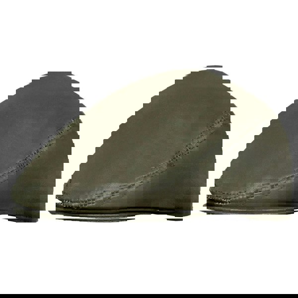 Infinity Leather Men's Real Leather Ivy Newsboy Peaked Flat Cap