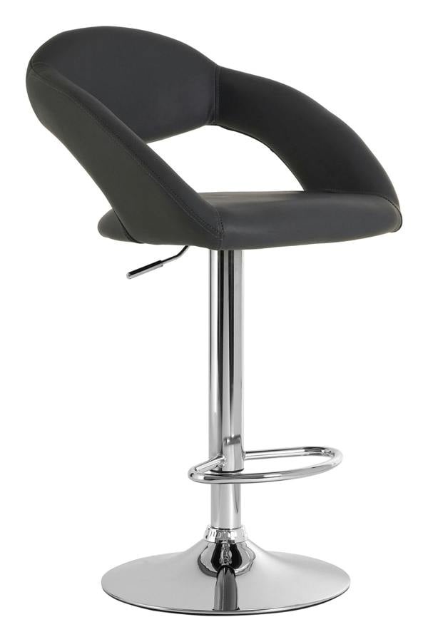Interiors by Premier Taylor Grey Faux Leather Bar Chair