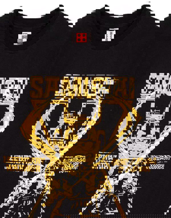 LEGO Boys Black Samurai Warrior Graphic Long Sleeved T-Shirt