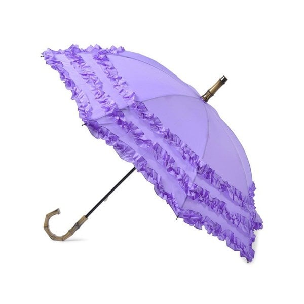 Kids lilac wedding umbrella side