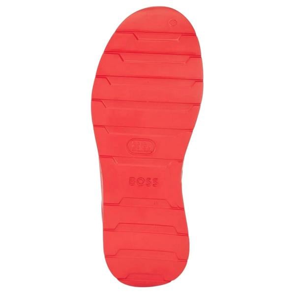 Boss Mens Titanium-R Flat Slides - Bright Red - 